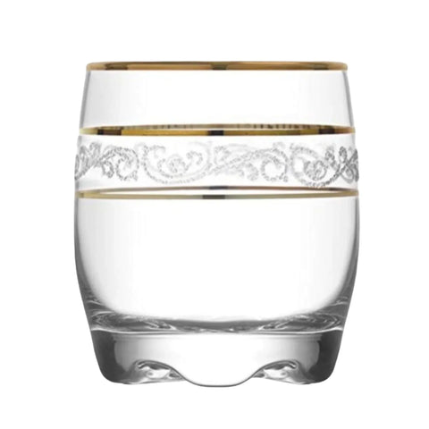Set 24 pahare Lav Adora Gold 290 ml Eleganta si stil pentru servirea bauturilor Preferate la terasa piscina evenimente