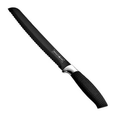 Set 5 cutite cu suport magnetic negru Royalty Line MAG5K