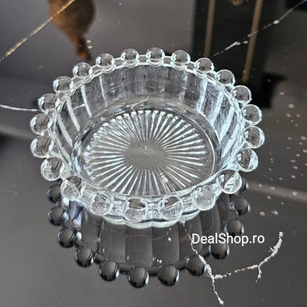 Set 6 Boluri Sticlă transparentă Transparentă Bubbles 13 Eleganță și stil