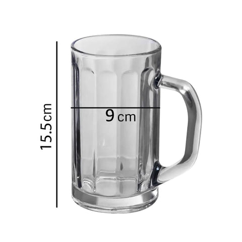 Set 6 halbe de bere din sticla 500 ml terasa piscina evenimente CADOUL PERFECT