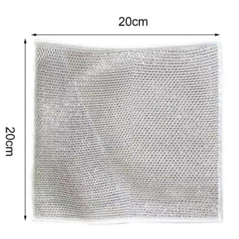 Set 6 Lavete sarma de otel Multifuncționale (20x20 cm)  Puterea Curateniei fara Efort