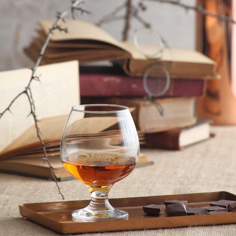 Set 6 pahare Cognac whiskey 250 ml sticla Kouros Uniglass  Rafinament și Eleganță pentru Momentele Tale de Relaxare