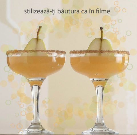 Set 6 pahare cocktail vin spumant desert LAV Misket 235 ml TERASA PISCINA EVENIMENTE CADOUL PERFECT