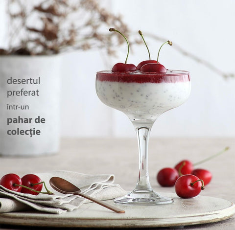 Set 6 pahare cocktail vin spumant desert LAV Misket 235 ml TERASA PISCINA EVENIMENTE CADOUL PERFECT