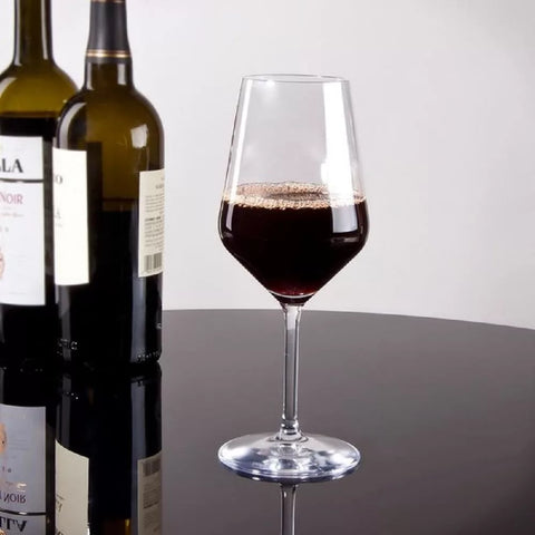 Set 6 pahare pentru vin rosu si apa 310 ml KING din sticla Eleganta si Versatilitate