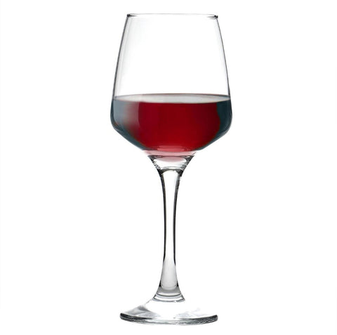 Set 6 pahare pentru vin rosu si apa 310 ml KING din sticla Eleganta si Versatilitate