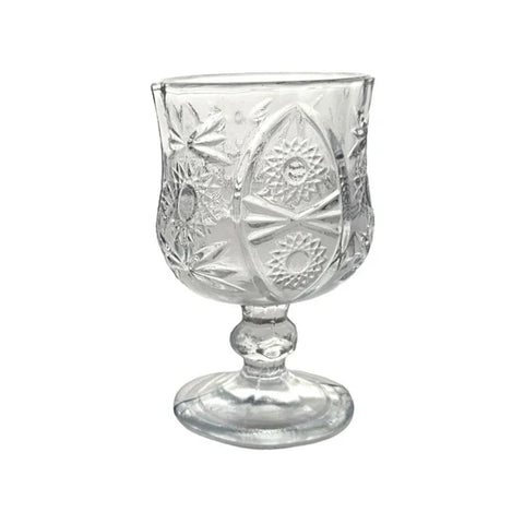 Set 6 pahare cu Picior din sticla rezistenta 150 ml vin