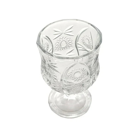 Set 6 pahare cu Picior din sticla rezistenta 150 ml vin