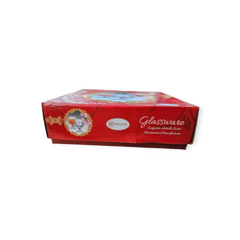 Set 6 pahare cu Picior din sticla rezistenta 150 ml vin
