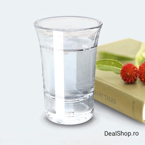Set 6 pahare din Sticla pentru tuica shot 50 ml Kaveh Niloufar Ideale pt terasa sau evenimente