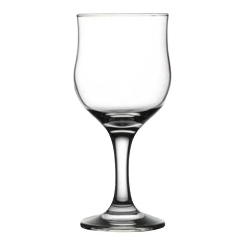 Set 6 pahare din sticla pentru vin, Pasabahce Tulipe 240 ml terasa piscina evenimente