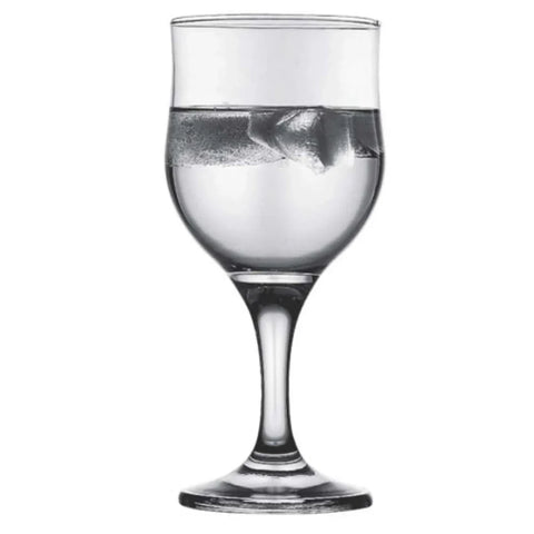 Set 6 pahare din sticla pentru vin, Pasabahce Tulipe 240 ml terasa piscina evenimente