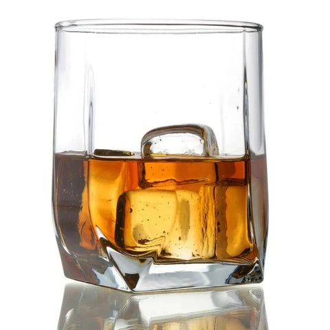 Set 6 pahare sticla whisky vodca brandy coniac suc apa Lav Tuana 320 ml terasa piscina evenimente