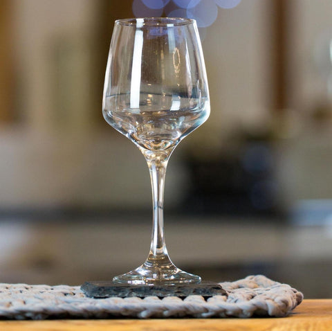 Set 6 pahare sticla pt vin apă cu picior Set pahare vin 380 ml KING