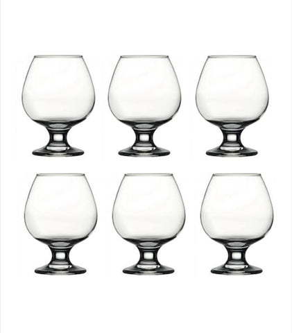 Set 6 pahare tarie coniac whisky Pasabahce Bistro 395 ml