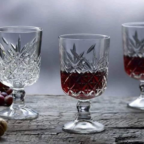 Set 6 pahare shot cu picior 50 ml Calvin