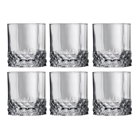 Set 6 pahare sticla Whisky 315 ml Pasabahce Valse