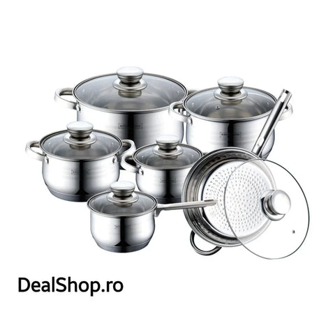 Set cratite inox 12 piese Royalty Line -1231