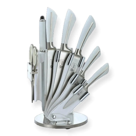 Set cutite 8 piese cu suport rotativ Royalty Line Premium RL KSS750