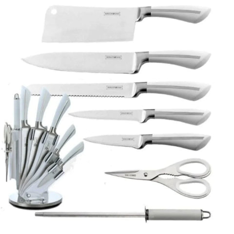 Set cutite 8 piese cu suport rotativ Royalty Line Premium RL KSS750