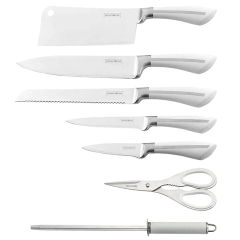 Set cutite 8 piese cu suport rotativ Royalty Line Premium RL KSS750