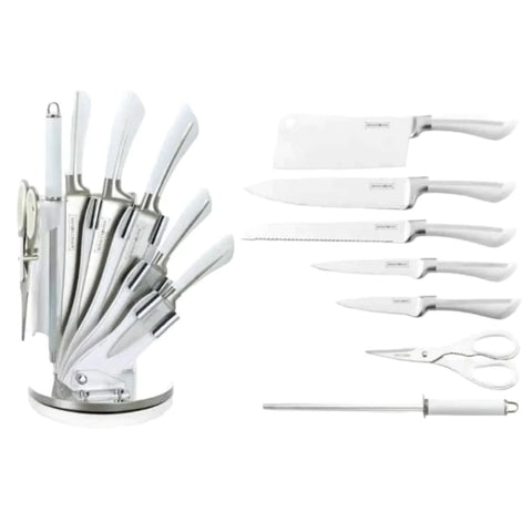 Set cutite 8 piese cu suport rotativ Royalty Line Premium RL KSS750