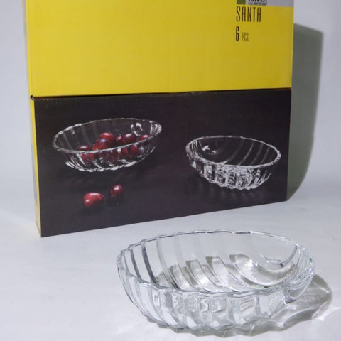 Set 6 Boluri Sticla în Forma de Frunza Kaveh Santa