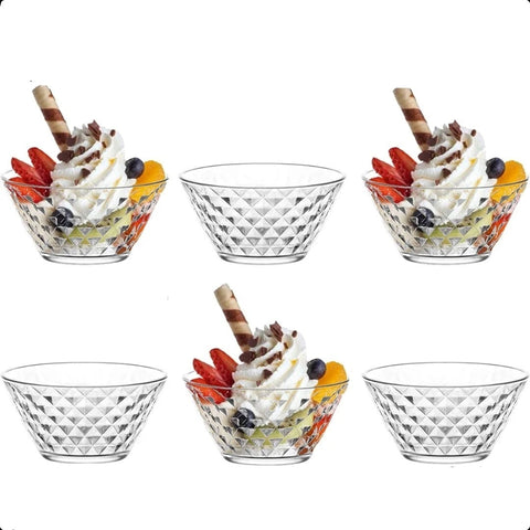 Set 6 boluri din sticla Lav Artemis 330 ml Eleganță și Funcționalitate în Bucătăria Ta