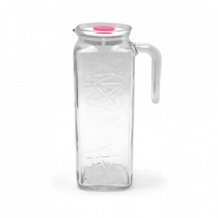 Carafa cu set 6 pahare LAV Mevain  din sticla pentru suc si apa vin pt Terasa Piscina Evenimente de neuitat