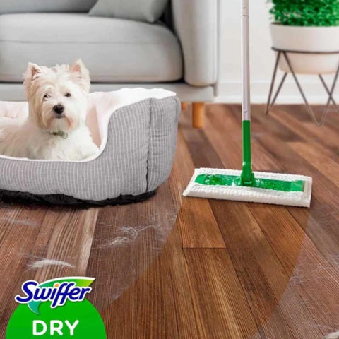 Set Mop Swiffer Uscat si Umed 2 in 1 - Swiffer Trap & LockDirt