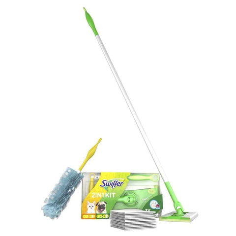Set Mop Swiffer Uscat si Umed 2 in 1 - Swiffer Trap & LockDirt