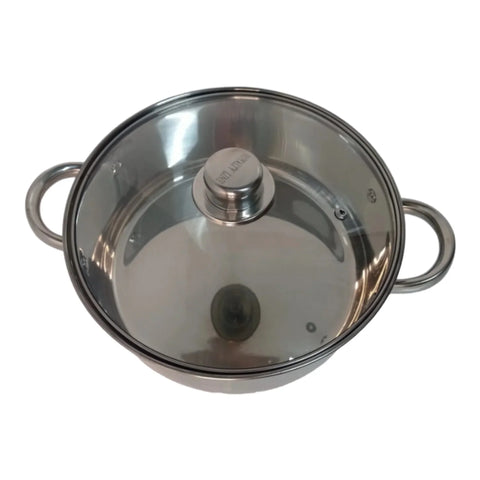 Set 4 cratite din inox cu capace, 4,5L, 5,8L, 7,3L, 9,1L,Royalty Line, RL-SP7