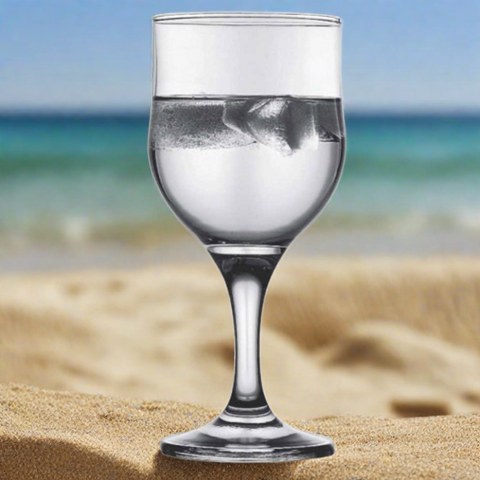 Set pahare sticla apa vin  Pasabahce Tulipe 6 piese 315 ml