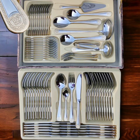 Set tacâmuri 12 persoane, 72 piese Limited Edition otel inoxidabil LV 1002
