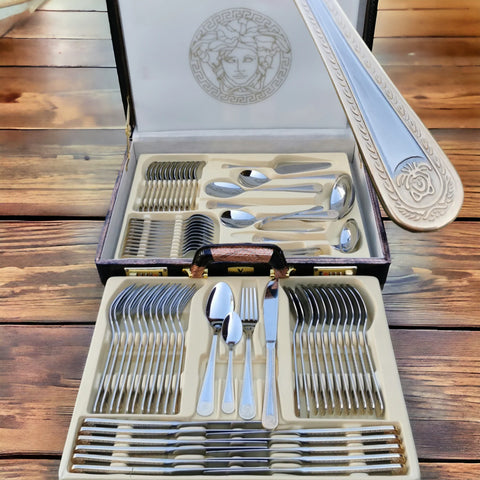 Set tacâmuri 12 persoane, 72 piese Limited Edition otel inoxidabil LV 1002