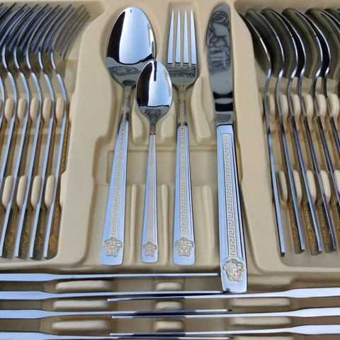 Set tacamuri 12 persoane 72 piese Limited V.Edition otel inoxidabil LV-1001