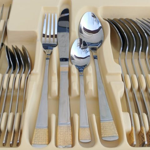 Set tacamuri inox 72 piese 12 persoane Bachmayer BM 7884 Cadoul perfect