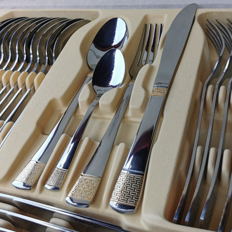Set tacamuri inox 72 piese 12 persoane Bachmayer BM 7884 Cadoul perfect