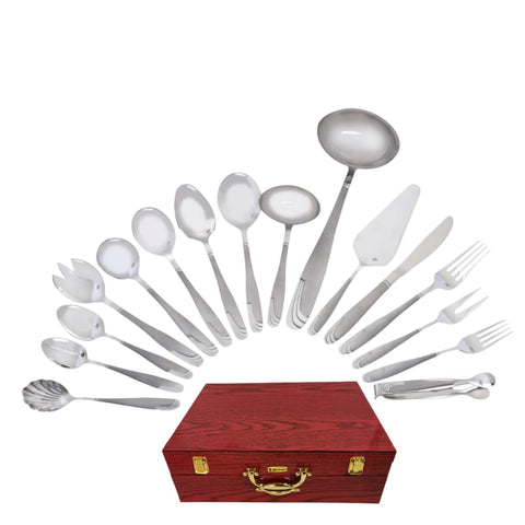 Set tacamuri pentru 12 persoane 84 piese inox BM-7480