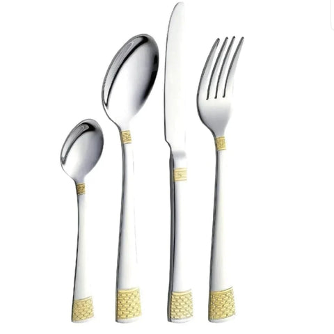 Set tacamuri 12 persoane 72 piese Limited Edition otel inoxidabil LV 1004 Cadoul perfect