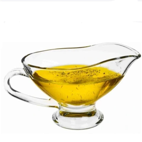 Sosiera din sticla rezistenta 300 ml transparenta Basic 55022