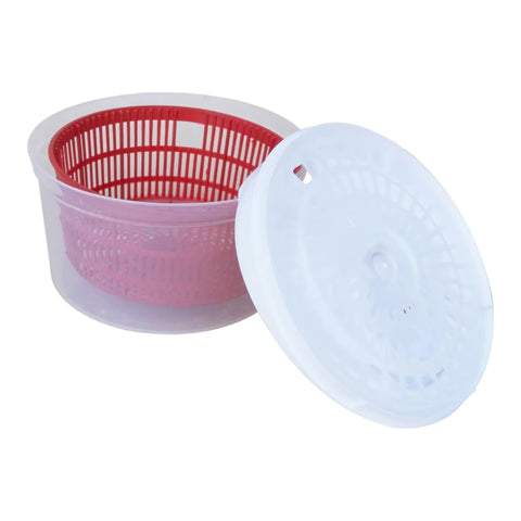 Uscator salata si verdețuri cu centrifuga 4,5 Litri, Rosu