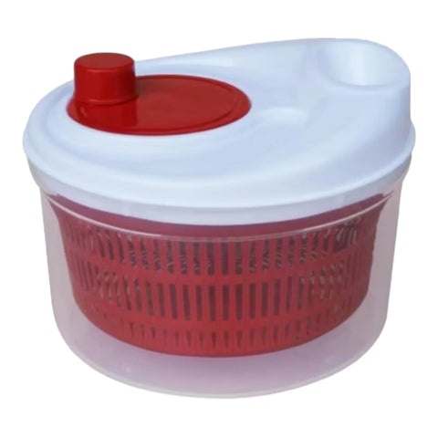 Uscator salata si verdețuri cu centrifuga 4,5 Litri, Rosu
