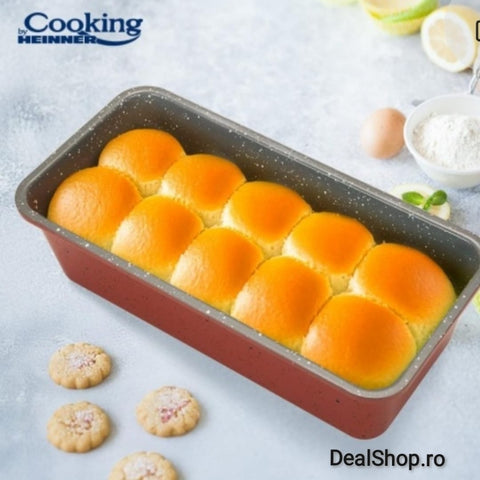 Tava Copt Chec/Cozonac cu acoperire ceramica Cooking By Heinner Anca 30 x 14 x 9 cm