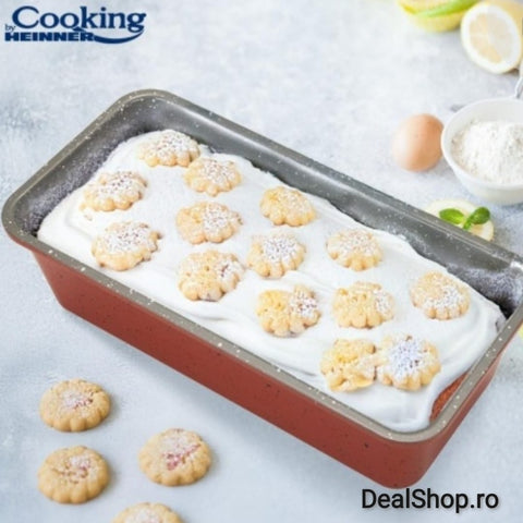 Tava Copt Chec/Cozonac cu acoperire ceramica Cooking By Heinner Anca 30 x 14 x 9 cm