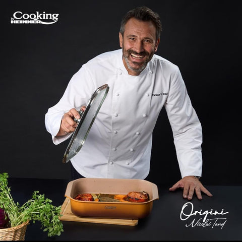 Tava cuptor 6 litri Cooking by Heinner Origini Chef Nicolai Tand 39 x 26 x 8.5 CM  gătit sanatos