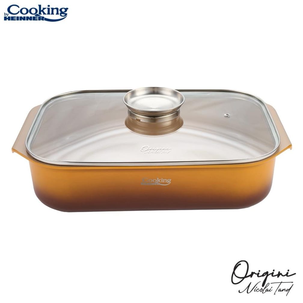 Tava cuptor 6 litri Cooking by Heinner Origini Chef Nicolai Tand 39 x 26 x 8.5 CM  gătit sanatos