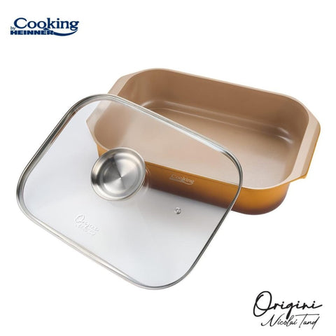 Tava cuptor 6 litri Cooking by Heinner Origini Chef Nicolai Tand 39 x 26 x 8.5 CM  gătit sanatos
