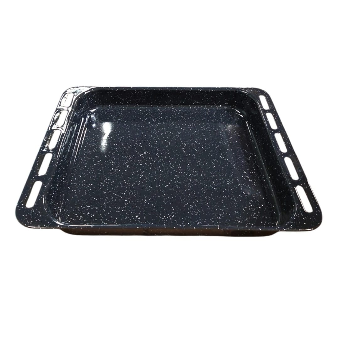 Tavă Emailată Adancă pt Cuptor și 46 x 36 x 5 cm Ideală pentru Fripturi Lasagna și Prăjituri