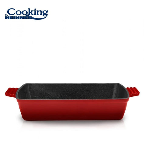 Tava fonta cuptor 33x23x7 Cm tava friptura RED LINE COOKING BY HEINNER gateste sanatos